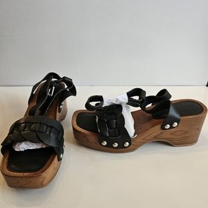 Splendid Brisa Leather Platform Heel